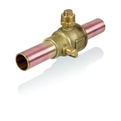 Złącze zaworu kulowego z zaworem Schradera BVS 22