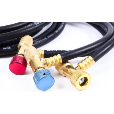 Przewody 23336-SS z zaworem bezpiecznego napełniania 180 cm